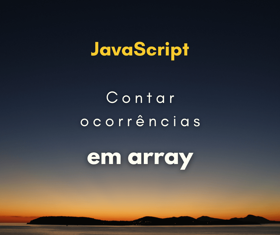 Contar as ocorrências de elemento em array