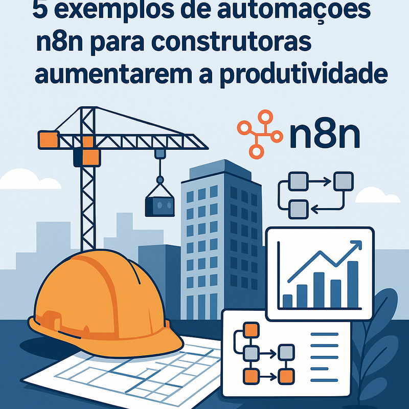 5 exemplos de automações n8n para construtoras aumentarem a produtividade