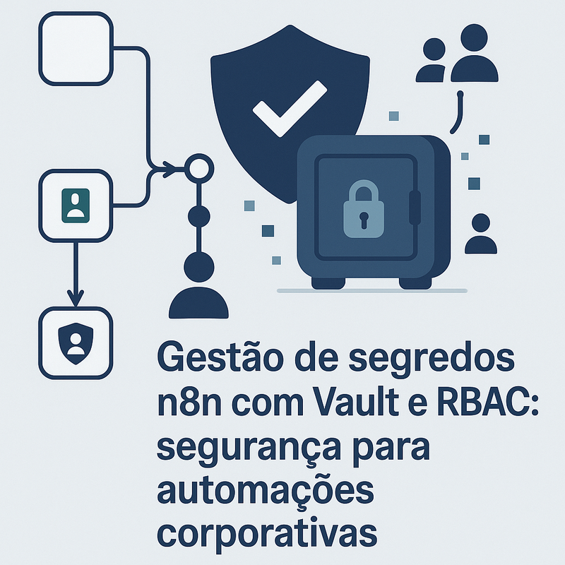 Gestão de segredos n8n com Vault e RBAC: segurança para automações corporativas