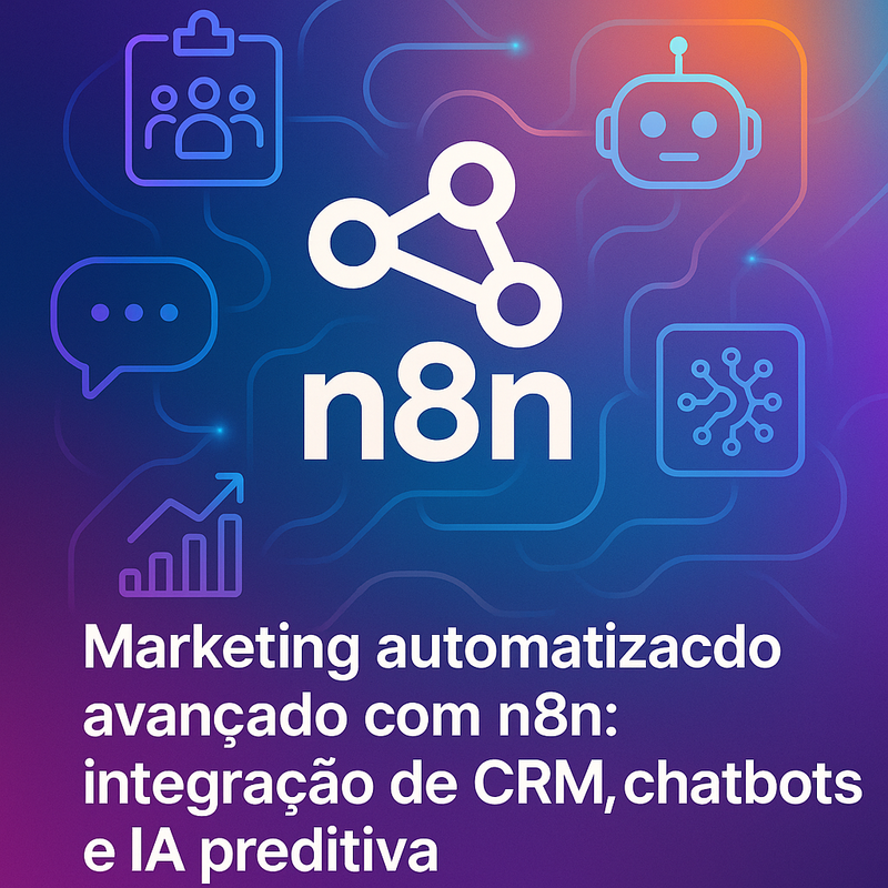 Marketing automatizado avançado com n8n: integração de CRM, chatbots e IA preditiva