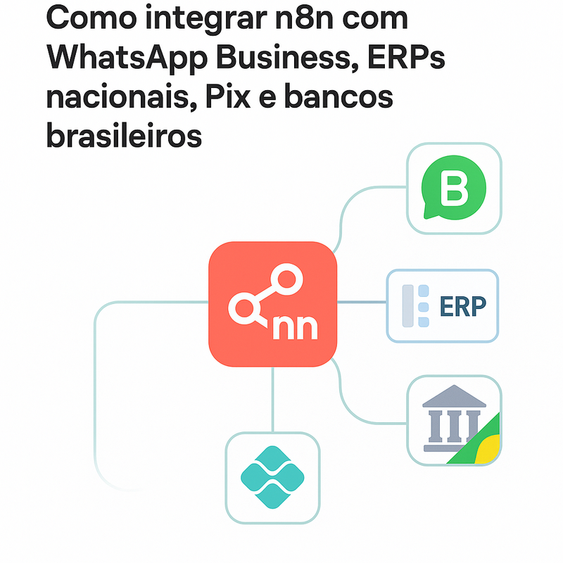 Como integrar n8n com WhatsApp Business, ERPs nacionais, Pix e bancos brasileiros