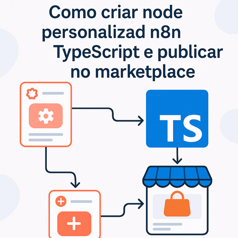 Como criar node personalizado n8n TypeScript e publicar no marketplace