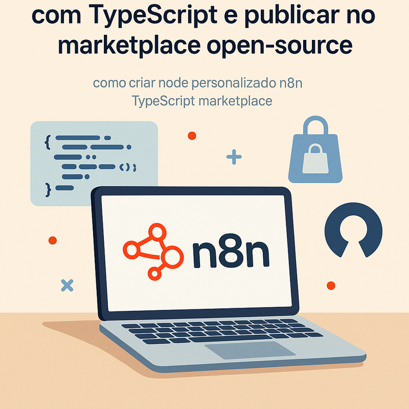 Como criar node personalizado n8n com TypeScript e publicar no marketplace open-source