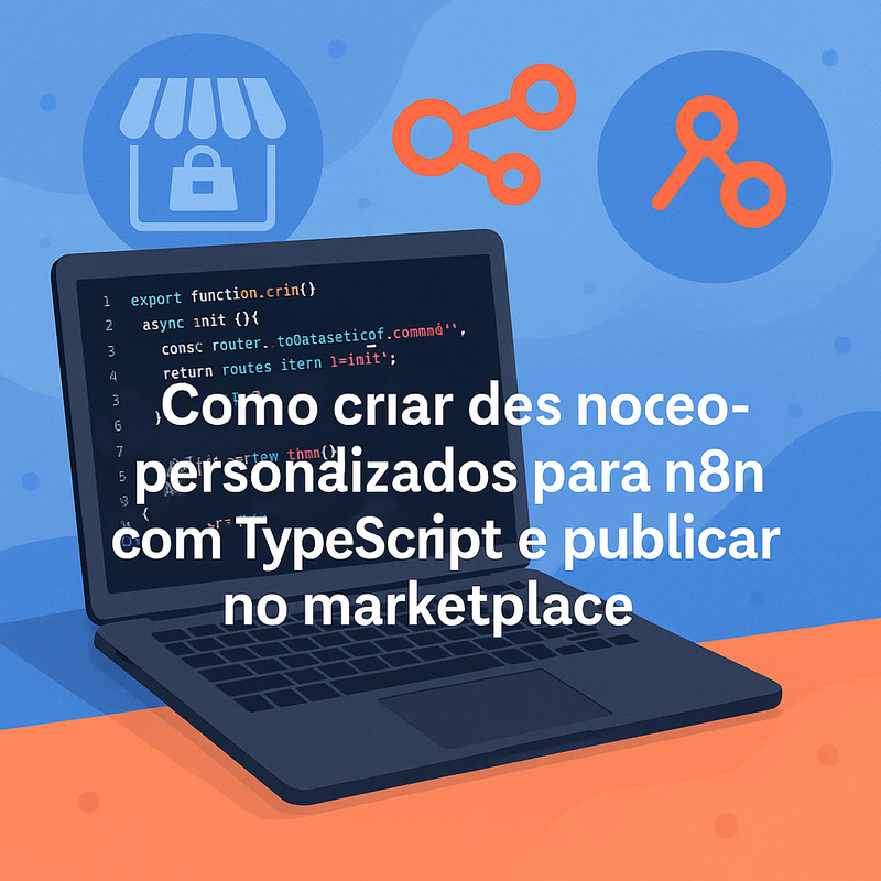 Como criar nodes personalizados para n8n com TypeScript e publicar no marketplace open-source