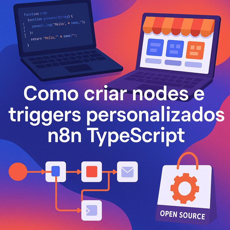 Como criar nodes e triggers personalizados n8n TypeScript e publicar no marketplace open-source