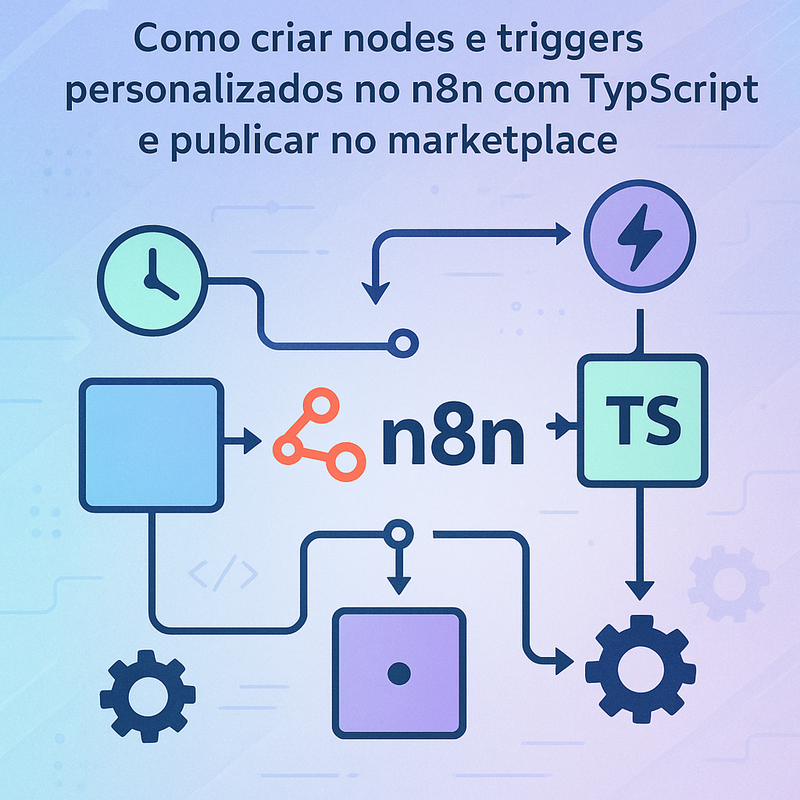 Como criar nodes e triggers personalizados no n8n com TypeScript e publicar no marketplace