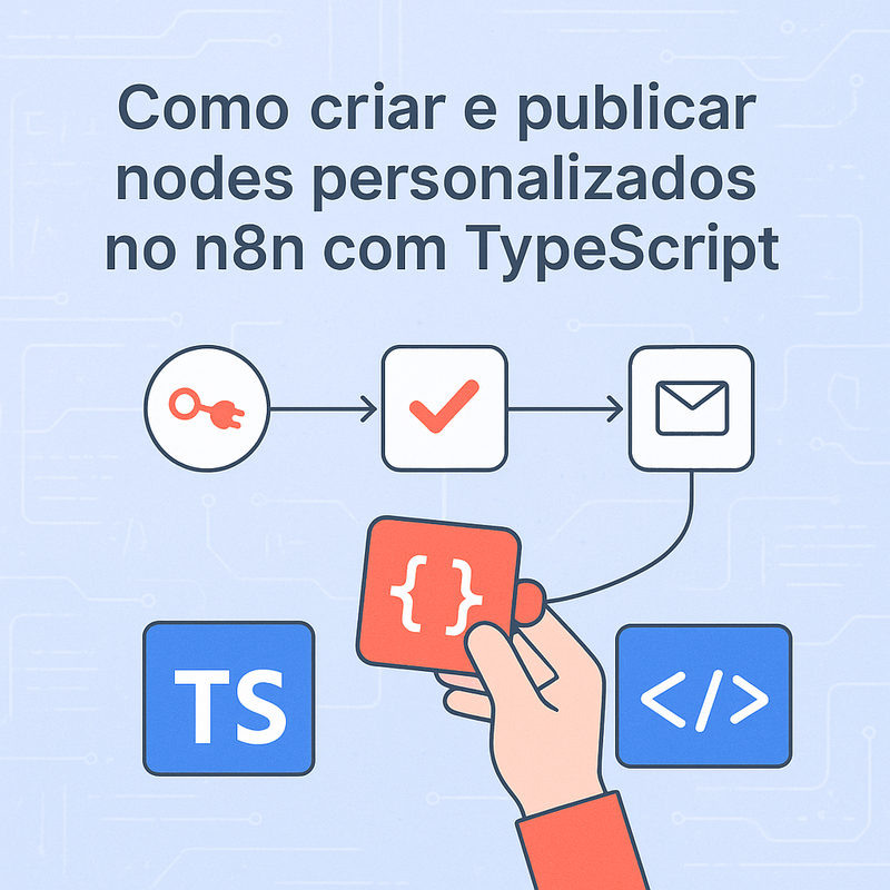 Como criar e publicar nodes personalizados no n8n com TypeScript