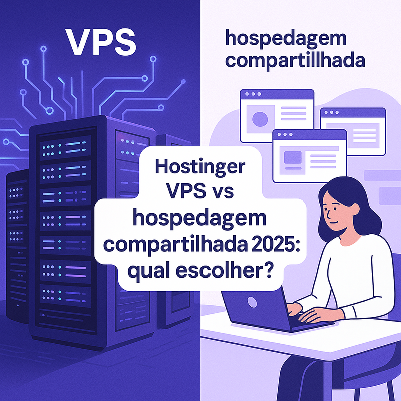 Hostinger VPS vs hospedagem compartilhada 2025: qual escolher?