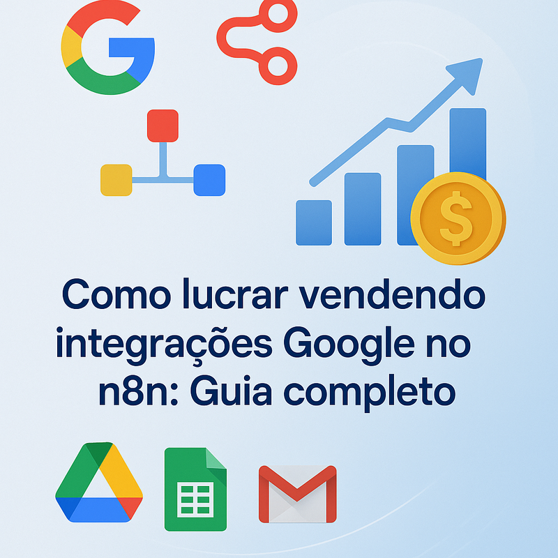Como lucrar vendendo integrações Google no n8n: Guia completo