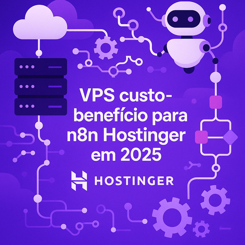 VPS custo-benefício para n8n Hostinger: Melhor opção para automações
