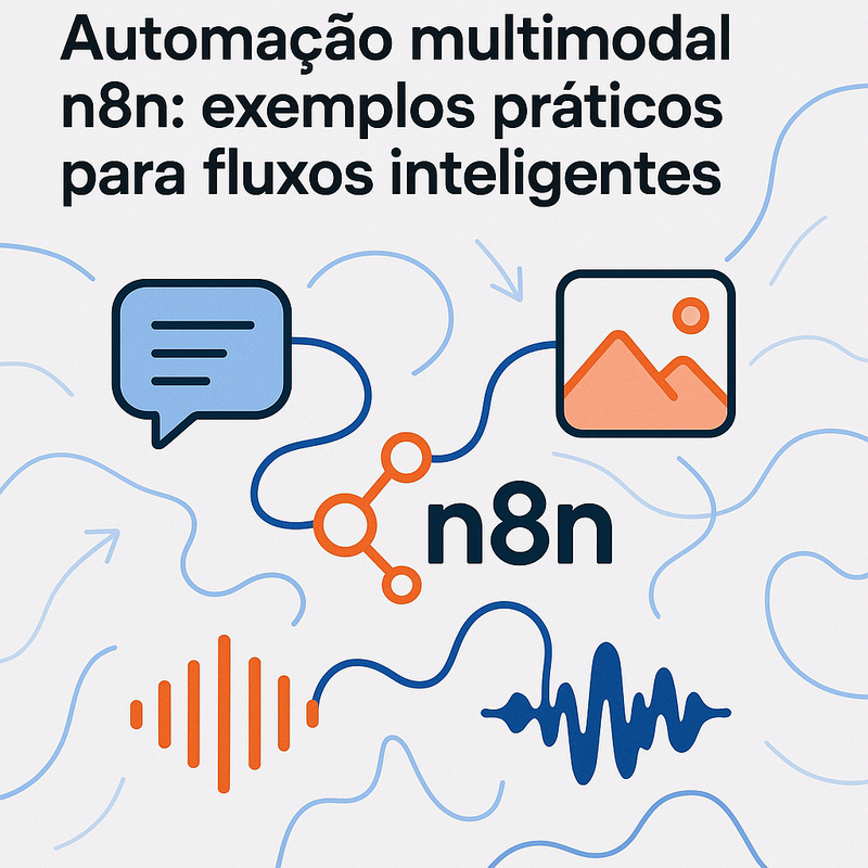 Automação multimodal n8n: exemplos práticos para fluxos inteligentes