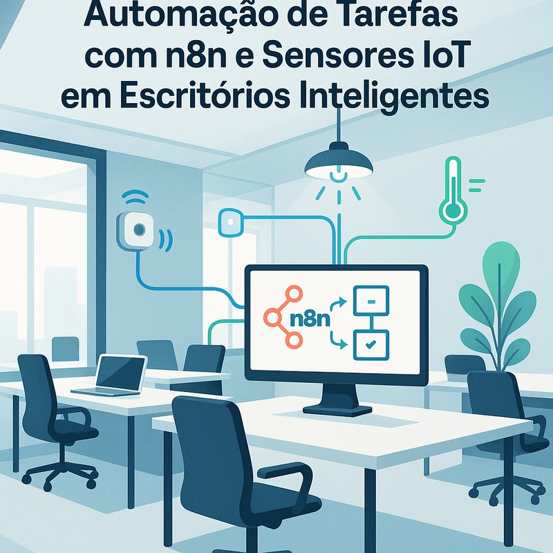 Automação de Tarefas com n8n e Sensores IoT em Escritórios Inteligentes