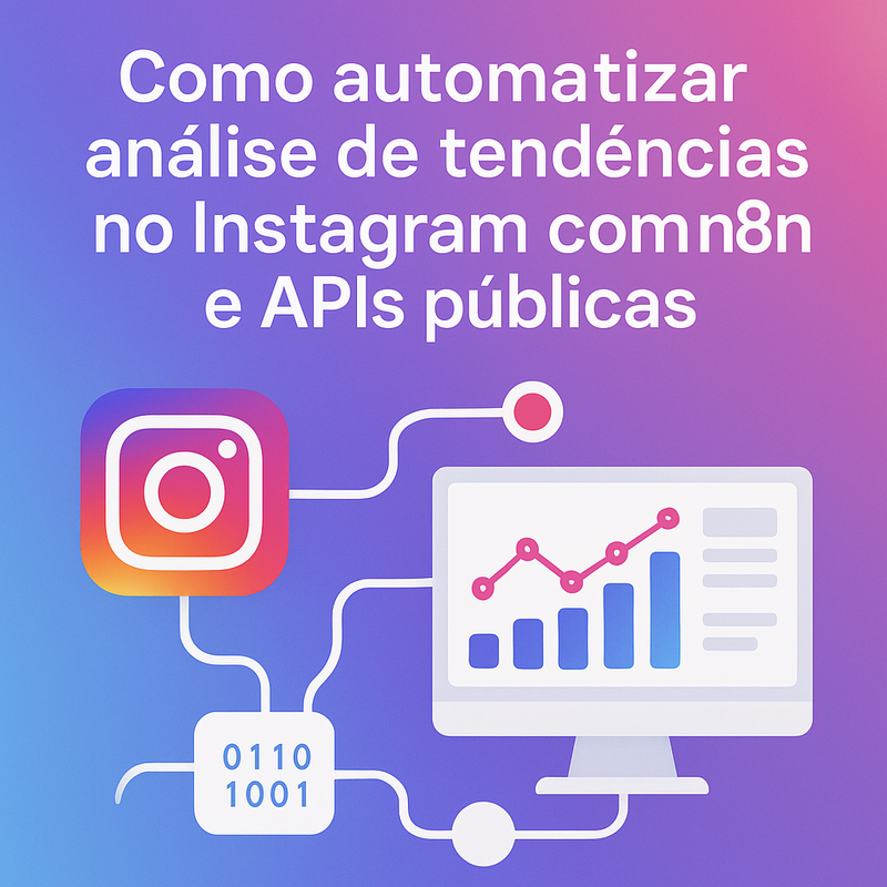Como automatizar análise de tendências no Instagram com n8n e APIs públicas