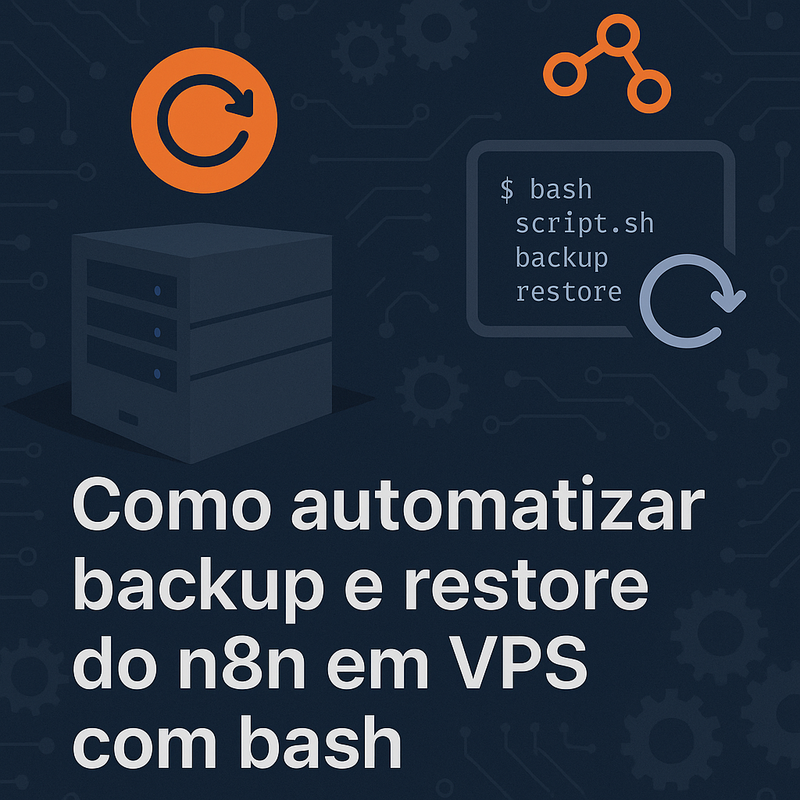 Como automatizar backup e restore do n8n em VPS com bash