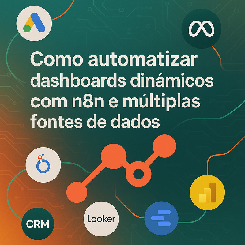 Como automatizar dashboards dinâmicos com n8n e múltiplas fontes de dados