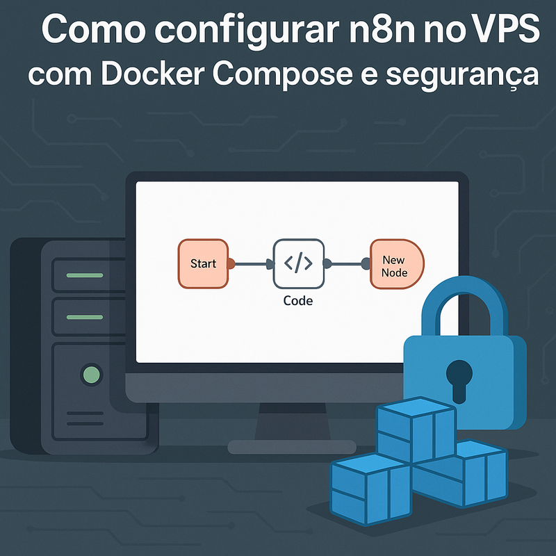 Como configurar n8n no VPS com Docker Compose e segurança