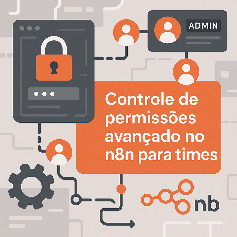 Como implementar controle de permissões avançado no n8n para times