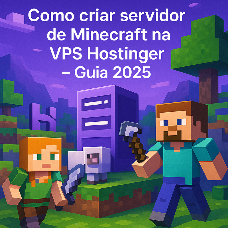 Como criar servidor de Minecraft na VPS Hostinger (guia atualizado 2025)