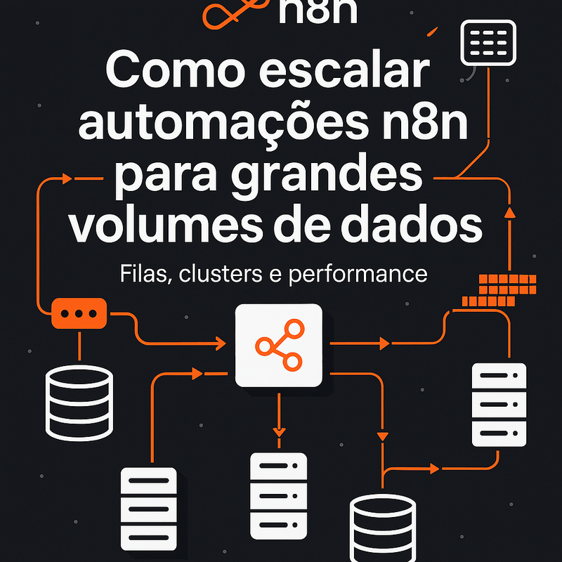 Como escalar automações n8n para grandes volumes de dados: filas, clusters e performance