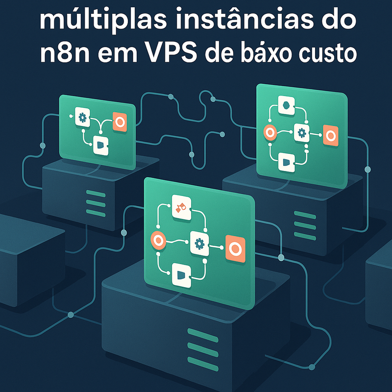 Como escalar múltiplas instâncias do n8n em VPS de baixo custo