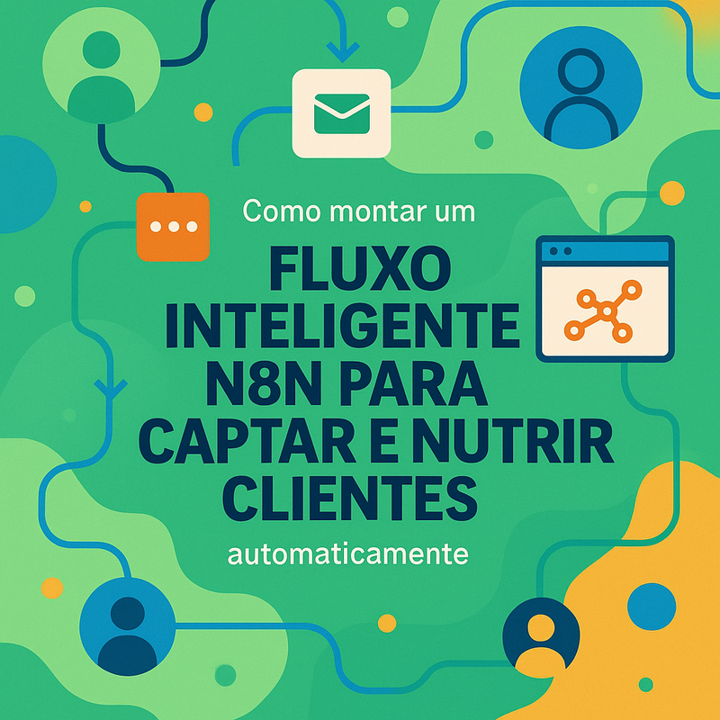 Como montar um fluxo inteligente no n8n para captar e nutrir clientes automaticamente