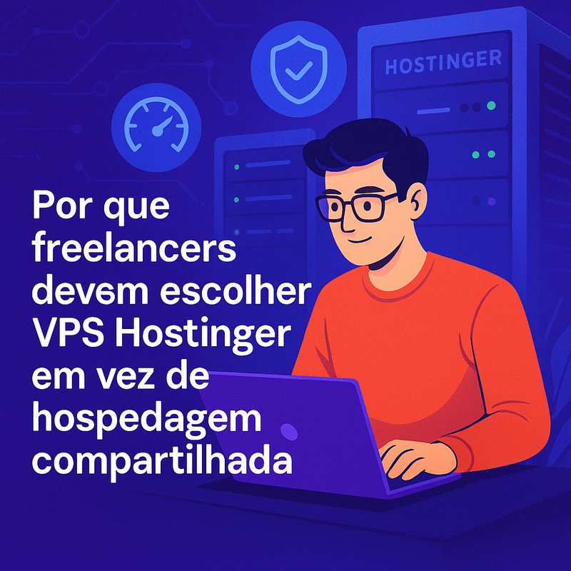 5 razões para freelancers escolherem uma VPS Hostinger em vez de hospedagem compartilhada