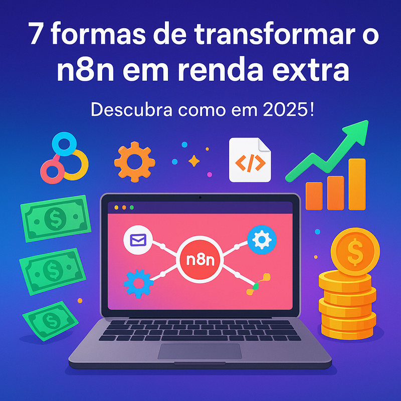 7 formas de transformar o n8n em uma fonte de renda extra em 2025