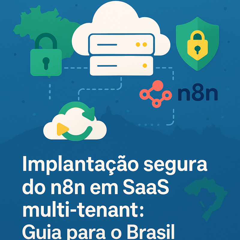 Implantação segura do n8n em SaaS multi-tenant: Guia para o Brasil
