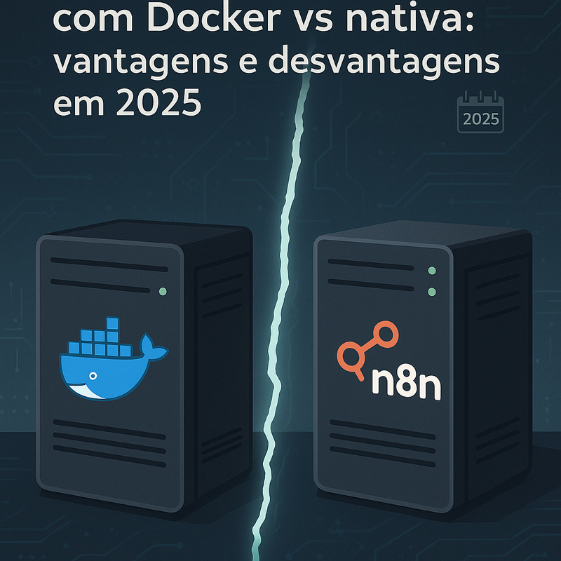 Instalação do n8n em VPS com Docker vs nativa: vantagens e desvantagens em 2026