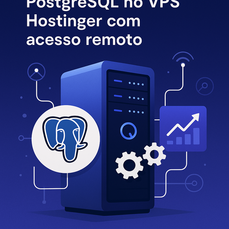Como instalar e otimizar PostgreSQL no VPS Hostinger com acesso remoto