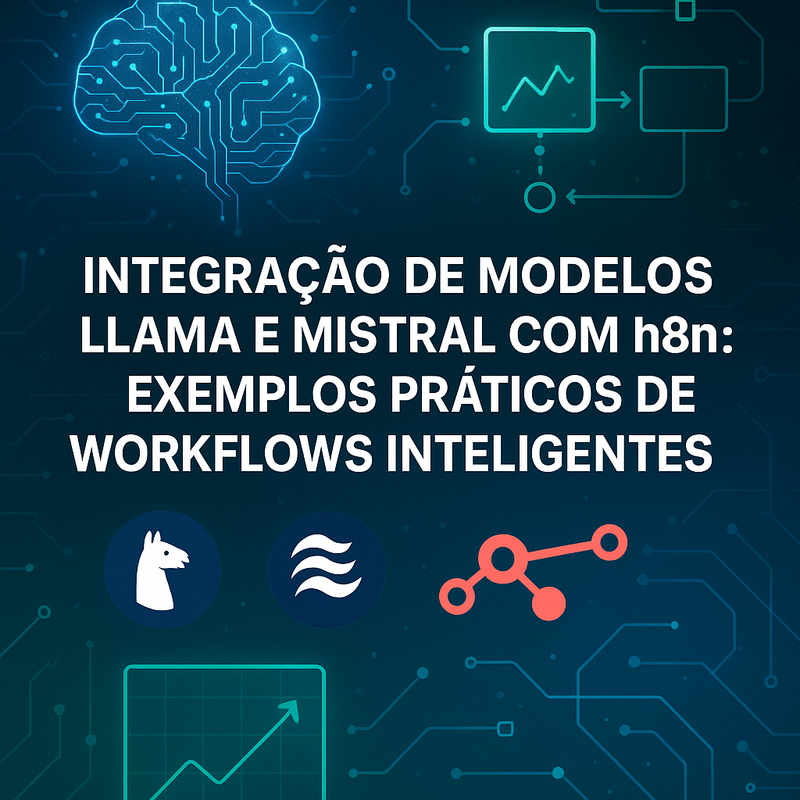 Integração de modelos Llama e Mistral com n8n: exemplos práticos de workflows inteligentes