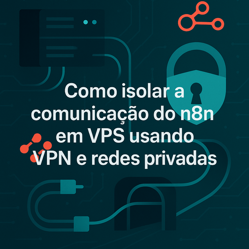 Como isolar a comunicação do n8n em VPS usando VPN e redes privadas