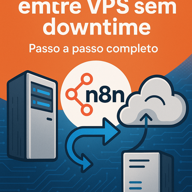 Como migrar n8n entre VPS sem downtime: passo a passo completo
