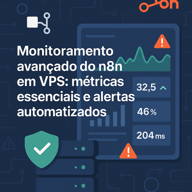 Monitoramento avançado do n8n em VPS: métricas essenciais e alertas automatizados