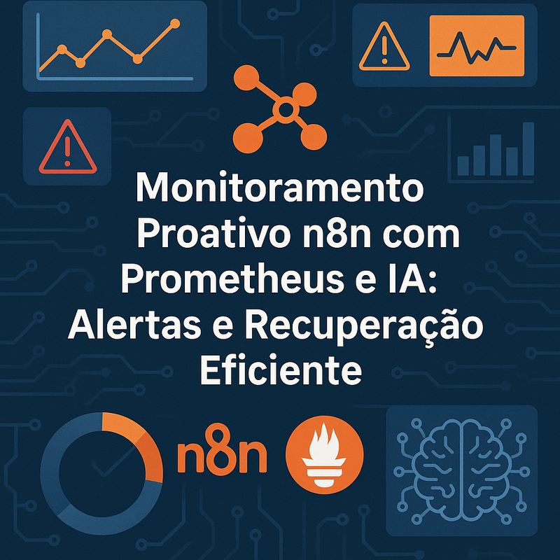 Monitoramento Proativo n8n com Prometheus e IA: Alertas e Recuperação Eficiente
