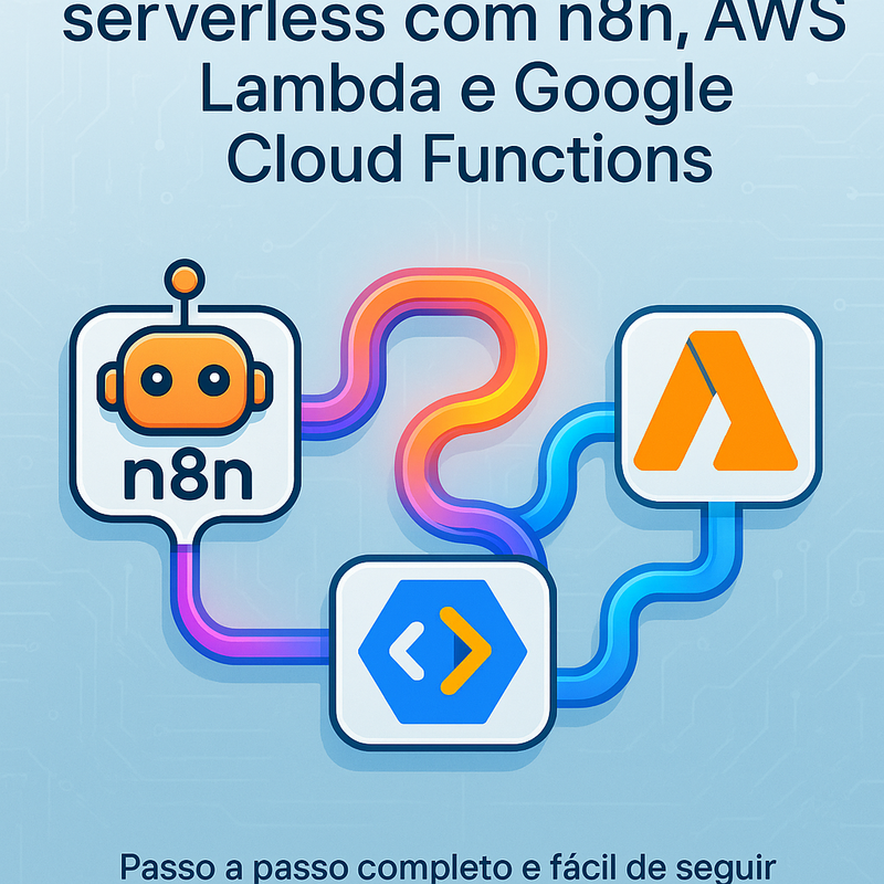 Como orquestrar pipelines serverless com n8n, AWS Lambda e Google Cloud Functions: passo a passo completo