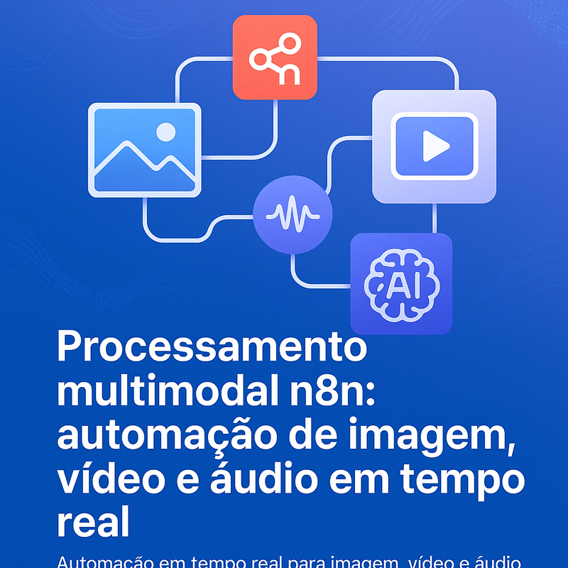 Processamento multimodal n8n: automação de imagem, vídeo e áudio em tempo real