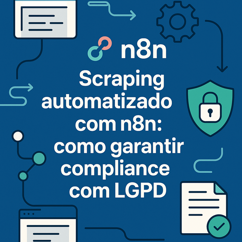 Scraping automatizado com n8n: como garantir compliance com LGPD