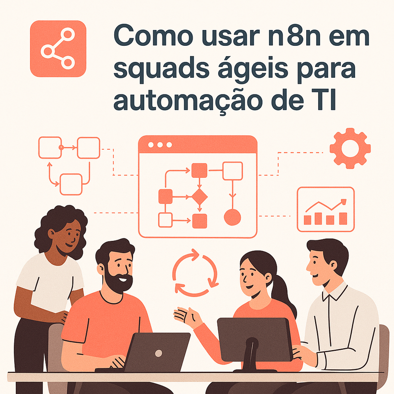 Como usar n8n em squads ágeis para automação de TI
