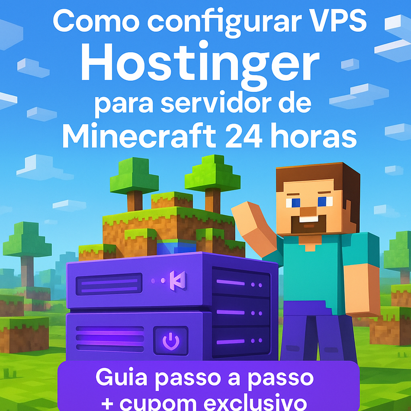 Como configurar VPS Hostinger para servidor de Minecraft 24 horas