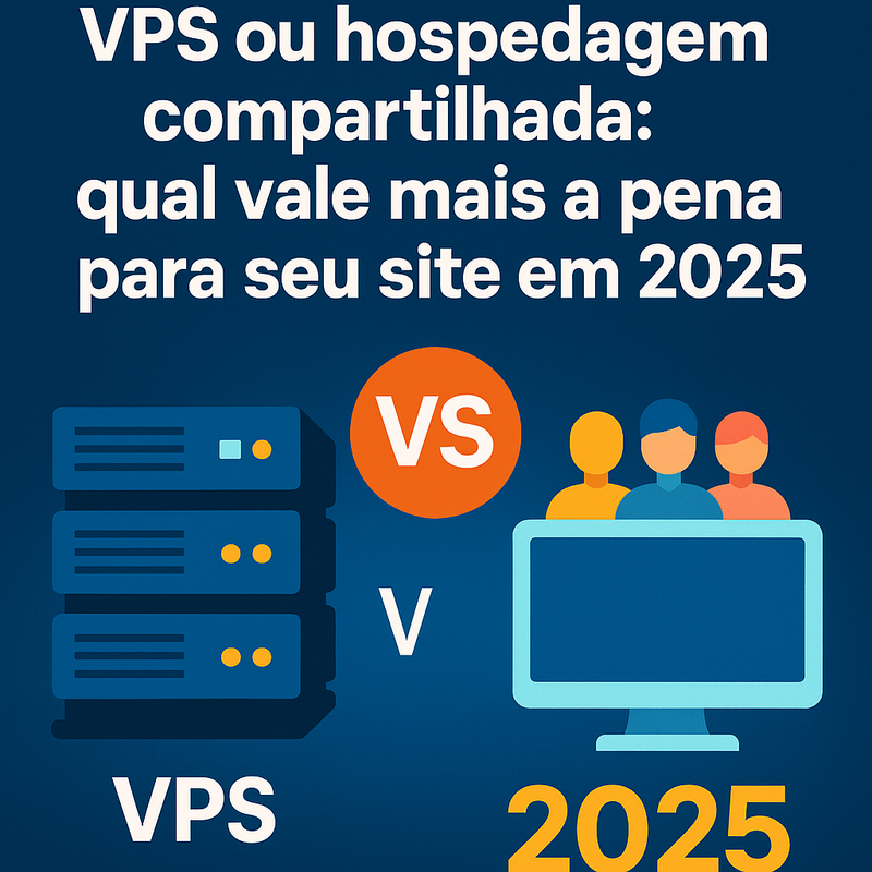 VPS ou hospedagem compartilhada: qual vale mais a pena para seu site em 2025?