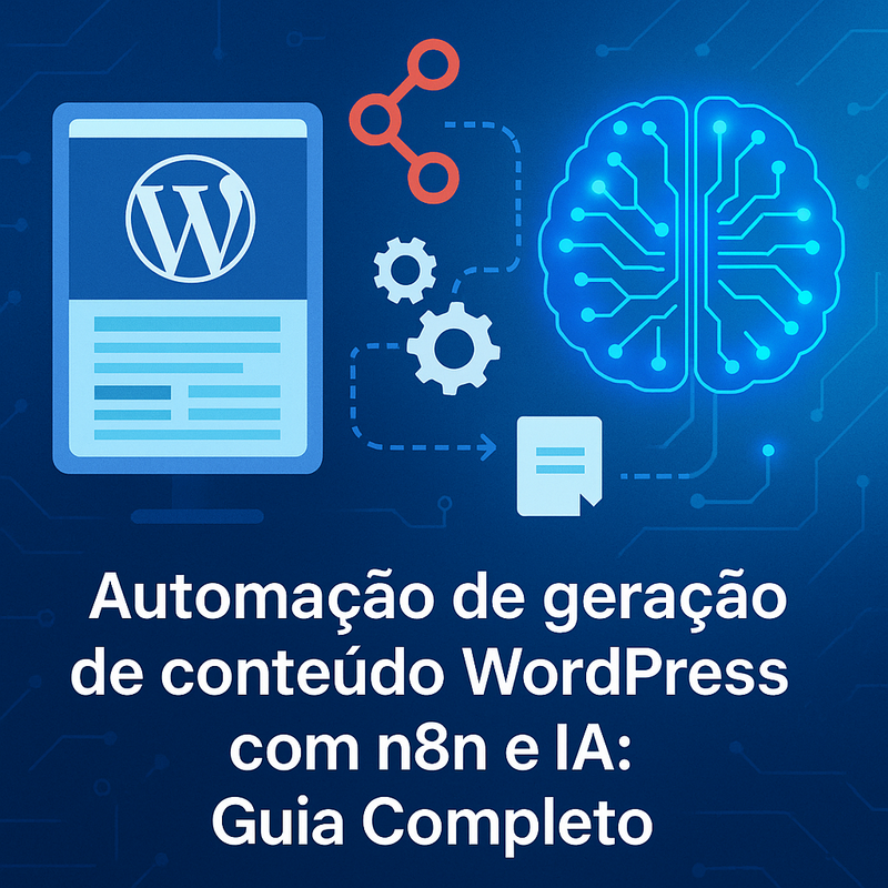 Automação de geração de conteúdo WordPress com n8n e IA: Guia Completo