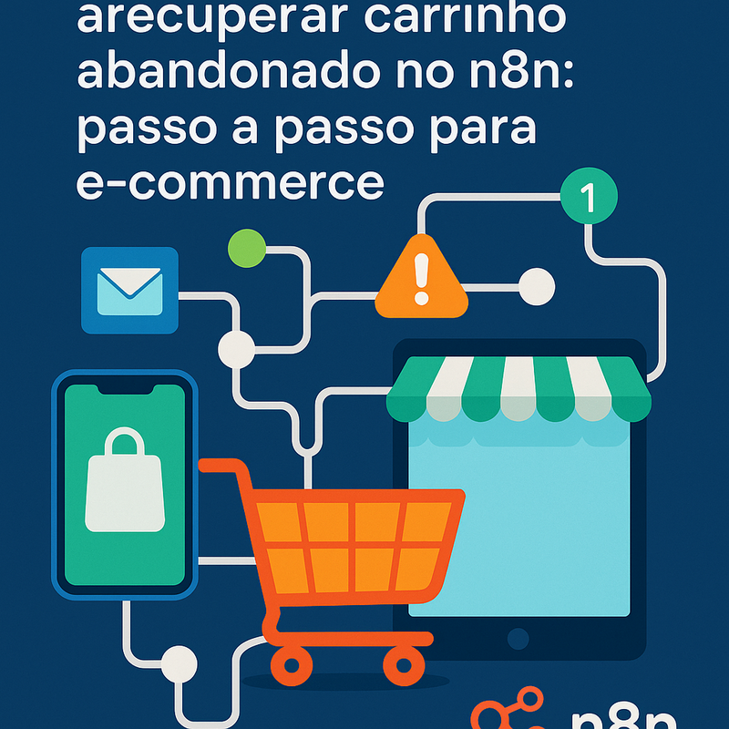 Automação low-code para recuperar carrinho abandonado no n8n: passo a passo para e-commerce