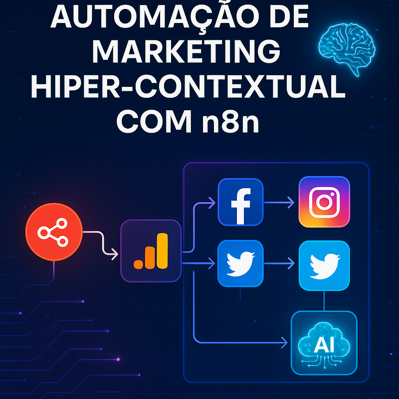 Automação de Marketing Hiper-Contextual com n8n: Guia Completo de Integração com Google Analytics, Mídias Sociais e IA