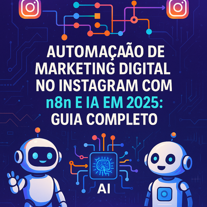 Automação de marketing digital no Instagram com n8n e IA em 2025: guia completo