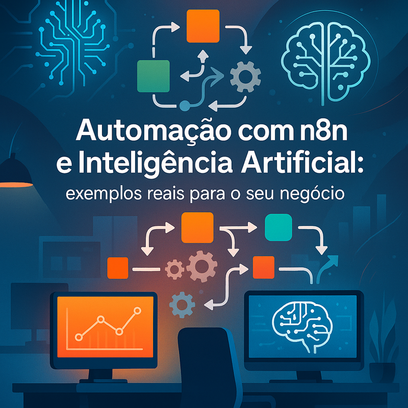 Automação com n8n e Inteligência Artificial: exemplos reais para o seu negócio