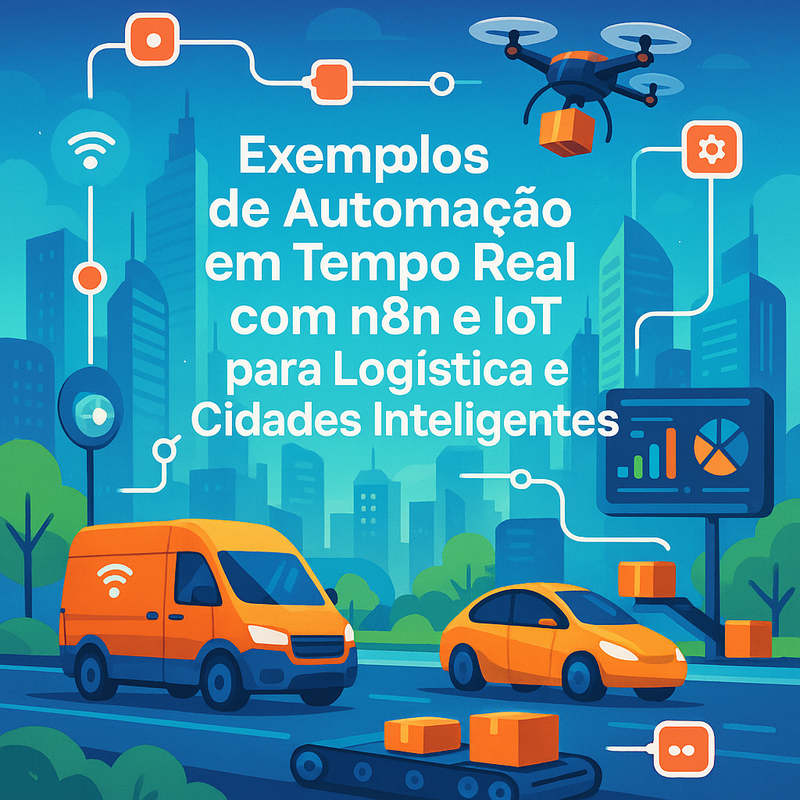 Exemplos de automação em tempo real com n8n e IoT para logística e cidades inteligentes