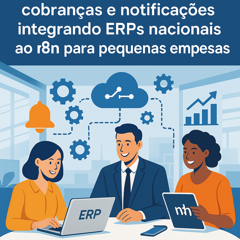 Como automatizar cobranças e notificações integrando ERPs nacionais ao n8n para pequenas empresas