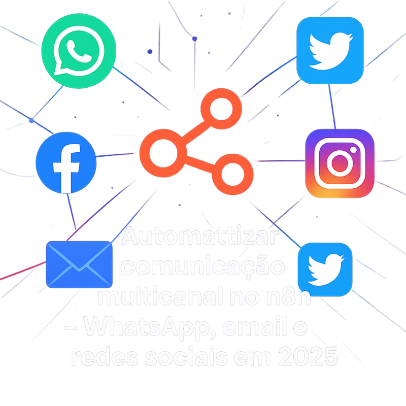 Como automatizar comunicação multicanal no n8n: WhatsApp, email e redes sociais em 2025