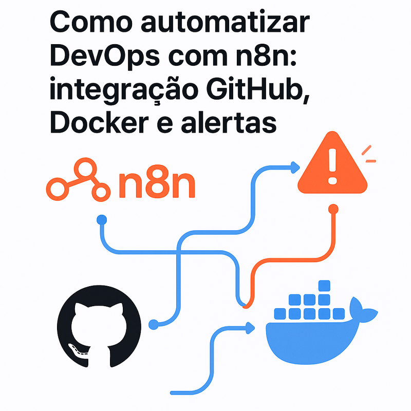 Como automatizar DevOps com n8n: integração GitHub, Docker e alertas